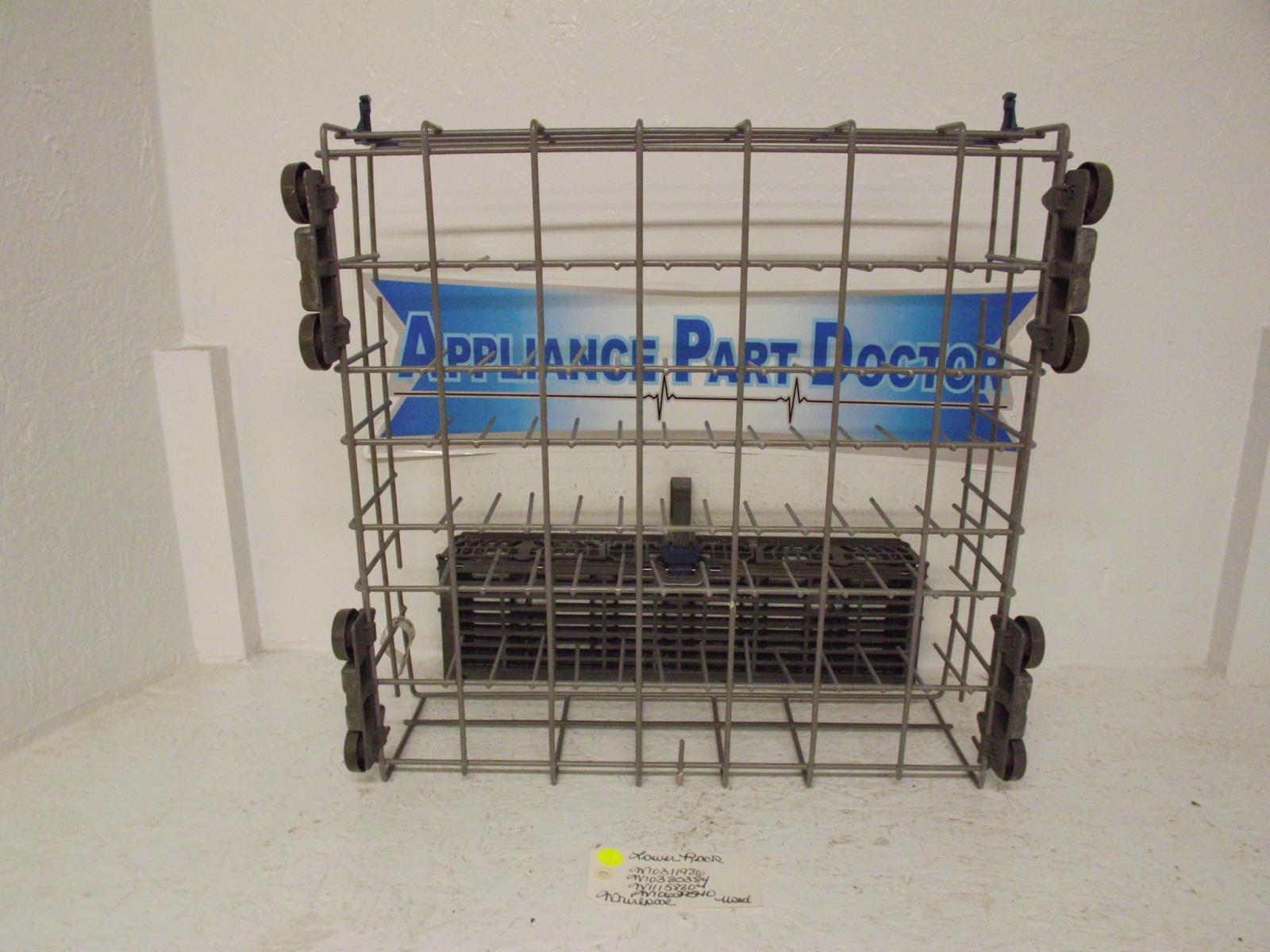 Whirlpool Dishwasher W10311986 W10380384 W11158804 W10629540 Lower Rack Used Whirlpool Dishwasher W10311986 W10380384 W11158804 W10629540 Lower Rack Used
